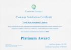 Customer Satisfaction Certificate